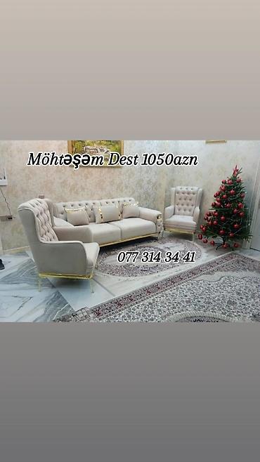 gaming kreslolar: Möhtəşəm dəst – 1050 AZN Zərif dizaynlı qonaq otağı mebel dəsti: - 3 — 1