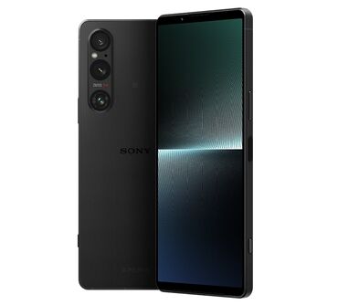 телефон soni: Sony Xperia 1 V, Б/у, 256 ГБ, цвет - Черный, 2 SIM, eSIM