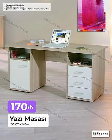 Düz masa, Stulsuz, Polkalı, Siyirməli, Sadə laminat