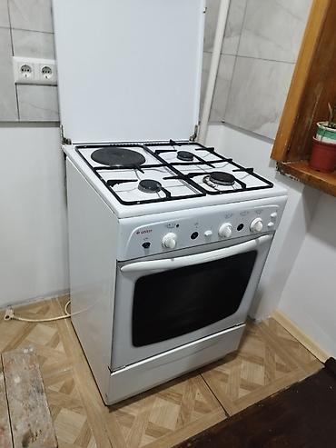 блиная: Комбинированная плита GEFEST с духовкой и кухонный гарнитур — 2