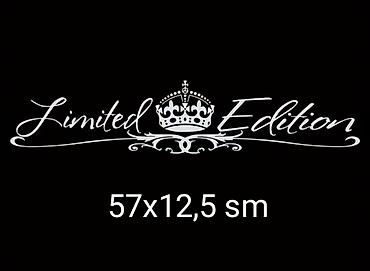 Aksesuarlar və tüninq: Avtomobil şüşəsi üçün “Limited Edition” vinil stiker - Dizayn: Zərif — 2