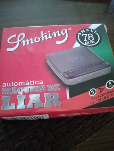 фатзорб в железной упаковке: Smoking Automatic Rolling Box – Small 78 mm Hədiyyə olaraq 2 gutu