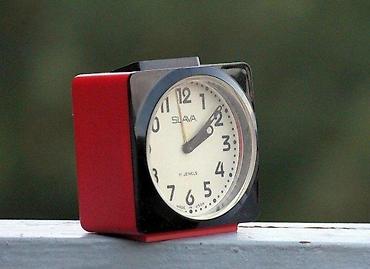 Satovi za kuću: Modern Mechanical Alarm Clock Slava 11 Jewels Russian USSR. Ruski — 3