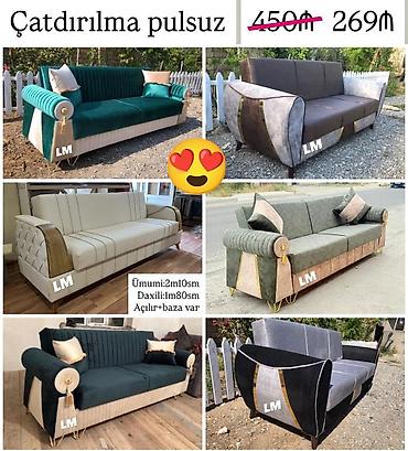 ucuz divanlar: Divan, Yeni, Açılan, Bazalı, Vеlur parça, Şəhərdaxili pulsuz çatdırılma — 1