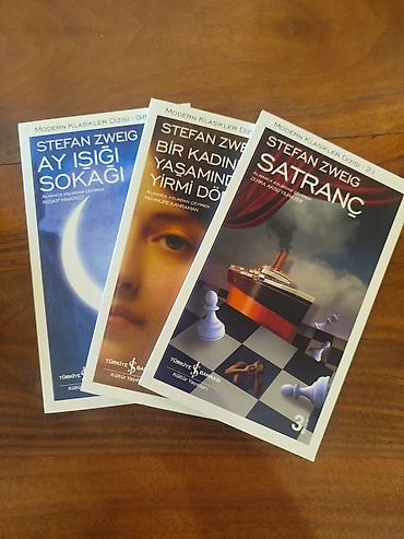 Художественная литература: Stefan Zweig – 3 kitabdan ibarət dəst. 🆘Rayonlara da göndərilir. - — 2