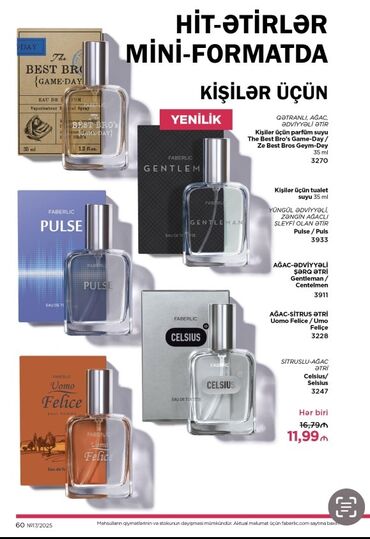 Kosmetika dəstləri: Kosmetik dəst, Faberlic, >10 məhsul, Yeni, Ünvandan götürmə, Pulsuz çatdırılma, Ödənişli çatdırılma — 65