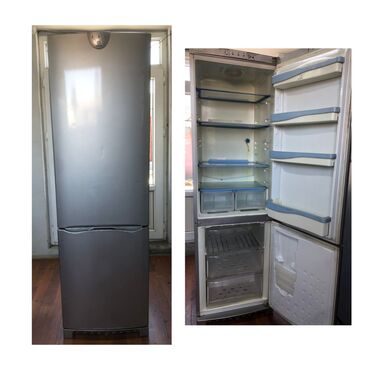 продать холодильник: Холодильник Indesit, No frost, Двухкамерный, цвет - Серый