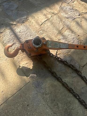 Alətlər: Zəncirli lever tipli qaldırıcı (tirfor/lever hoist) - Mexaniki qolu — 1