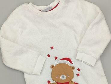 biala koszula z krotkim rekawem: Sweatshirt, 3-4 years, 98-104 cm, condition - Very good