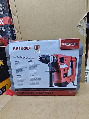 Перфоратор Worcraft RH18-38X (SDS-Plus) Мощный сетевой перфоратор для