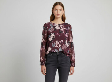modne bluzki plus size: Zavanna, Жіноча блуза, розмір L