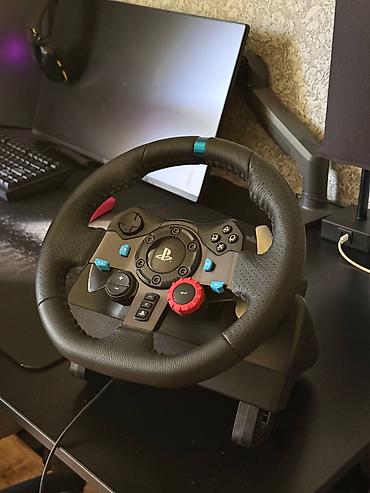 game console: Игровой руль Logitech G29 Driving Force + педали + рычаг коробки — 1