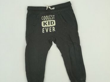 spodenki bojówki czarne: Sweatpants, So cute, 2-3 years, 98, condition - Good