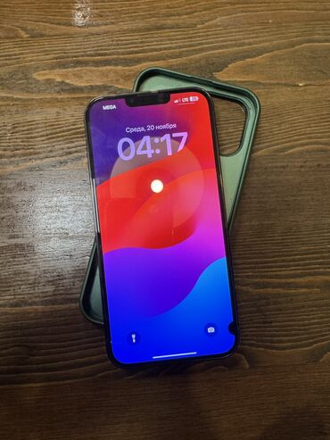 чехол 13 pro: IPhone 13 Pro Max, 256 ГБ, Alpine Green, Зарядное устройство, Защитное стекло, Чехол, 86 %