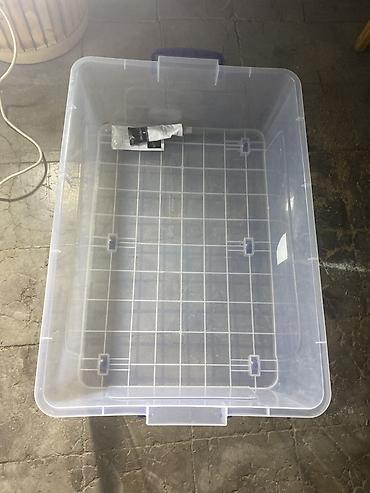şifer rəngləri: Şəffaf plastik saxlama qutusu - Material: möhkəm, şəffaf plastiktən - — 2