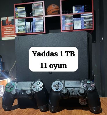 avtos oyunu yukle: Ps 4 Slim İdeal Kımidi Yaddas 1 TB yaddasında 11 Eder Oyun Yazlıb
