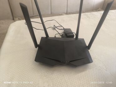 Modemlər və şəbəkə avadanlıqları: 4 anten wifi router Tenda ac1200 smart dual-band wifi router 5G