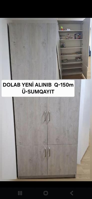 Məhsul: Geyim/saxlama dolabları (bir neçə model) 1) Boz-ağac