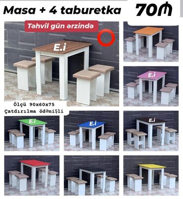 mətbəx stullari: Mətbəx üçün, Yeni, 4 stul