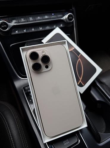 IPhone 16 Pro Max, Б/у, 256 ГБ, Natural Titanium, Коробка, 90 %