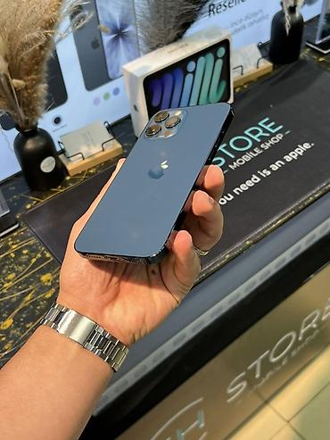 irşad 16 pro max: IPhone 12 Pro Max, 512 GB, Sierra Blue, Face ID — 4