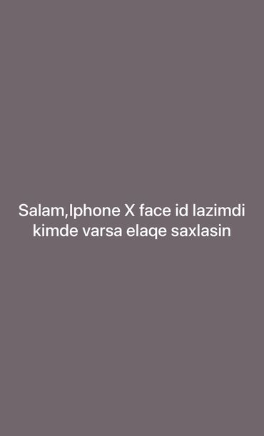 iphone x gəncə: IPhone X, 64 GB, Qara, Face ID