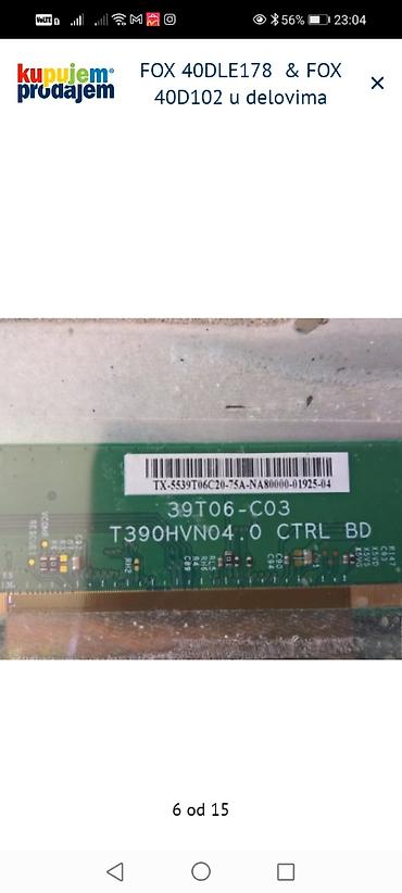 Aksesoari za TV i video: FOX 40DLE178 i FOX 40D102 – delovi za televizore (40") Dostupne — 7