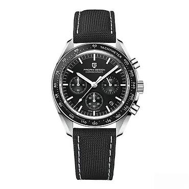 Ručni satovi: PAGANI DESIGN PD-1701 -Crni- Omega Speedmaster Moonwatch Potpuno nov — 5