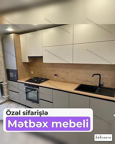 Sifarişlə mətbəx dəsti, Özü çəkən petlələr lalafo.az -da Sifarişlə mətbəx dəsti, Özü çəkən petlələr