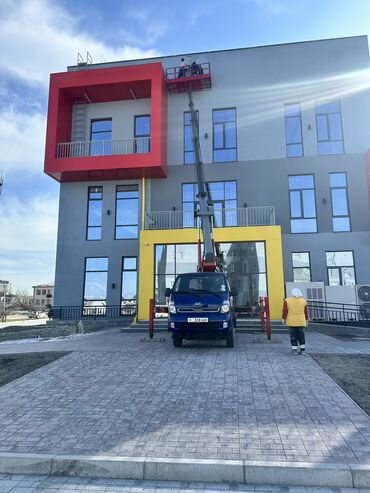 покраска крыша: Автовышка любой сложности на высоте 24/7 от12м до 28метров техники