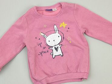 kombinezon brudny róż: Sweatshirt, Lupilu, 1.5-2 years, 86-92 cm, condition - Very good