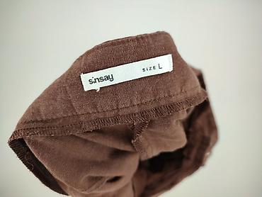 cienkich: Sinsay, Spodnie materiałowe damskie, rozmiar L — 4