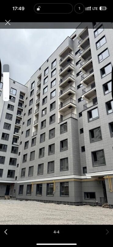 квартира с панорамными окнами: Берилген, Элитка, 1 бөлмө, 42 кв. м