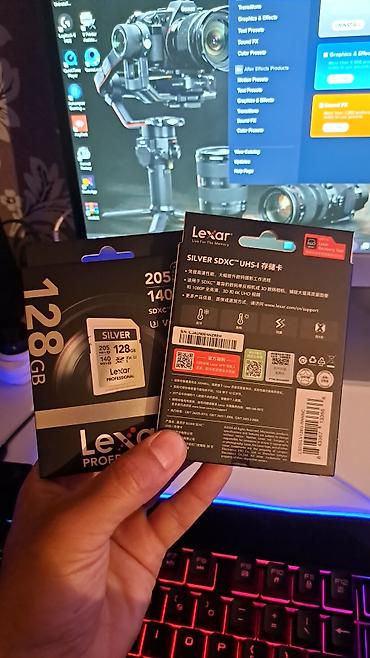 se: Lexar Professional SILVER SDXC UHS‑I yaddaş kartı – 128 GB Oxuma 205 — 3