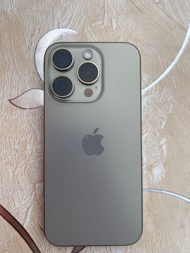 телефон fly ds: IPhone 15 Pro, 128 GB, Natural Titanium, Zəmanət, Face ID