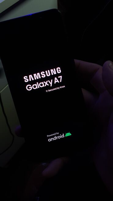 galaxy m51: Samsung Galaxy A7 2018, Колдонулган, 64 ГБ, түсү - Кара, 1 SIM