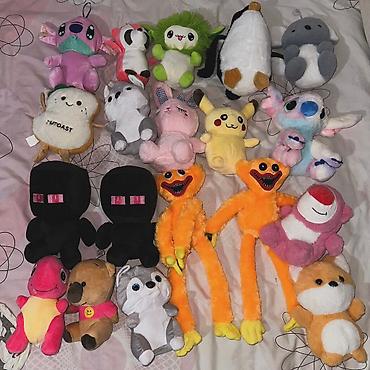 Оюнчуктар: 🧸 Продаём мягкие игрушки — 19 шт. 😊 Продаём 19 мягких игрушек, все — 1