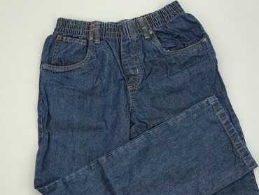 jeansy girlfriend a boyfriend: Spodnie jeansowe, 12 lat, 152, stan - Bardzo dobry