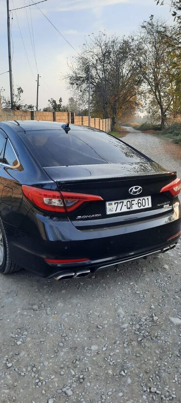 Hyundai: Hyundai Sonata – Sport 2.0T (Turbo) - Kuzov: sedan, qara rəng - — 4