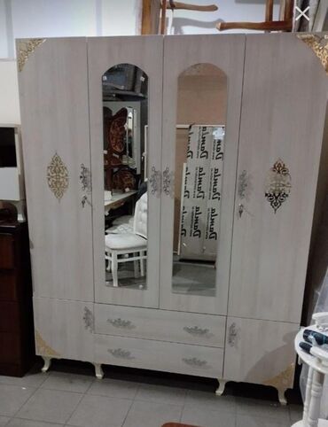 Dolablar: Yeni, Açılan, 4 qapılı Düz dolab, Qarderob, paltar dolabı, Azərbaycan — 9