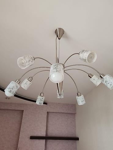 smart lovhə: Çılçıraq, 10 və daha çox lampa, Metal — 1