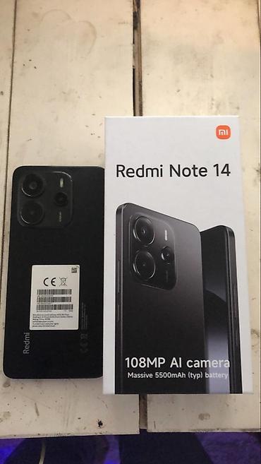 чехол редми 14 с: Redmi, Redmi Note 14, Б/у, 128 ГБ, цвет - Черный — 4