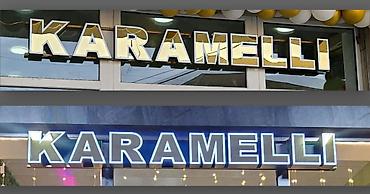 Reklam lövhələri: Reklam kənarlarlinda ağ içerisinde sari işiqlar yanir. Qiymet 250 azn — 1