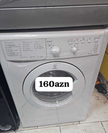 Elektronika: Paltaryuyan maşın Indesit, 5 kq, İşlənmiş, Avtomat, Qurutmasız, Kredit yoxdur