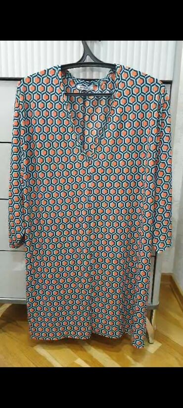 zara платье: Повседневное платье, Мини, Zara, 2XL (EU 44)