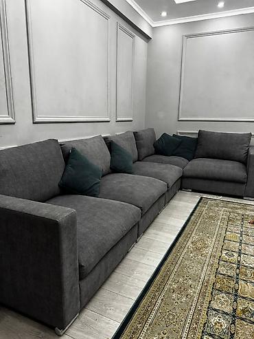 Угловые диваны: Диван угловой размеры 3.50на 2 .в отличном состоянии не раскладной — 9