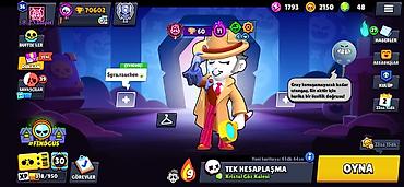 clash hesab satisi: Brawl Stars oyunu üçün yüksək səviyyəli hesab - Kupa yolu: 70,602 - — 1