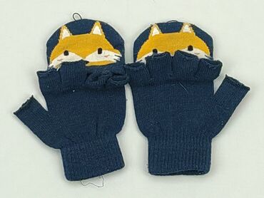 czapka niebieska: Gloves, 14 cm, condition - Good