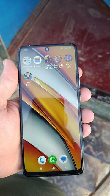 poko telfon: Poco F3, 128 GB, rəng - Mavi, Barmaq izi — 2