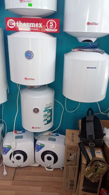Накопительные водонагреватели: Водонагреватели от 8000с 50лЭлектрический водонагреватель Thermex — 10